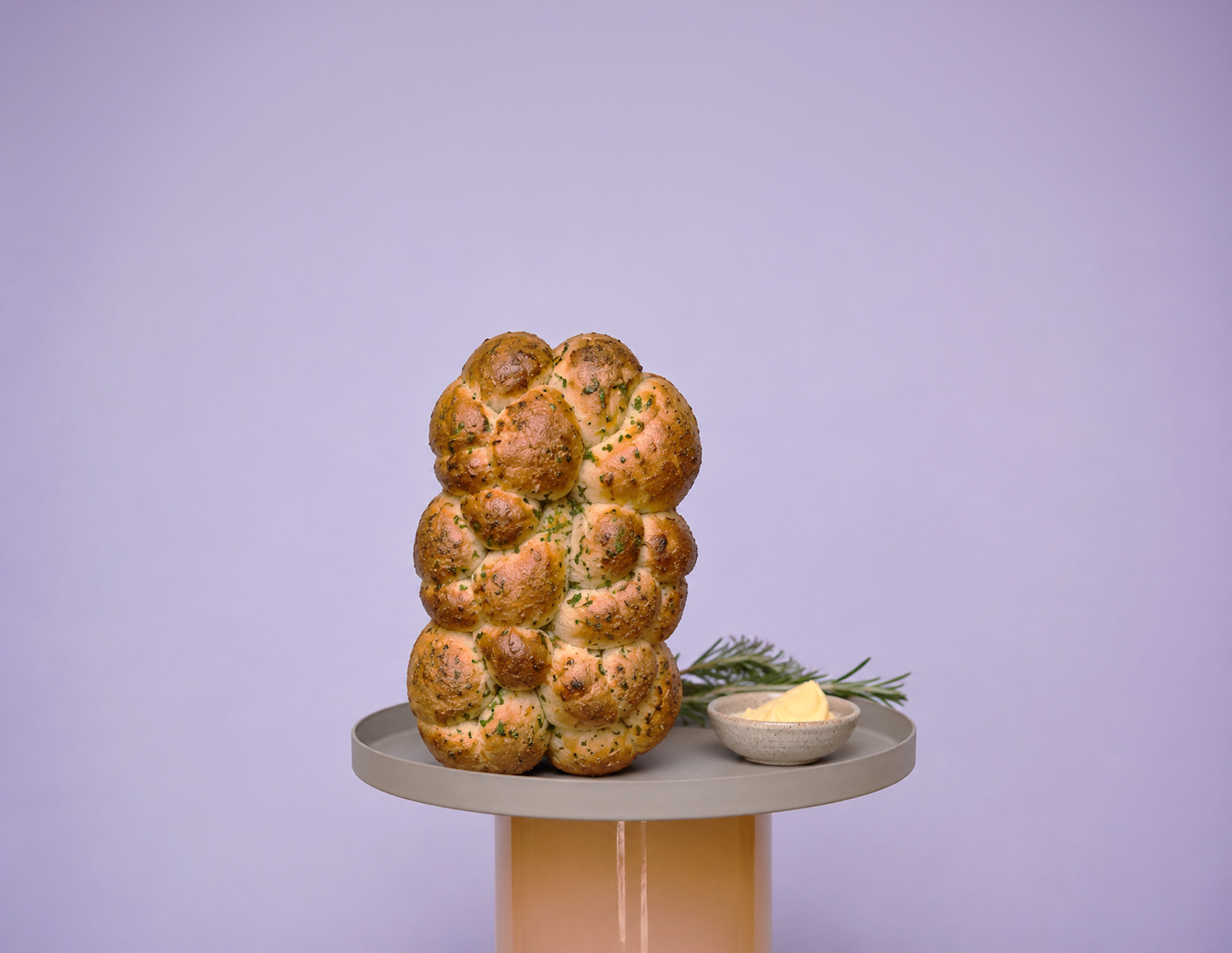Artisan pull-apart savoury bread